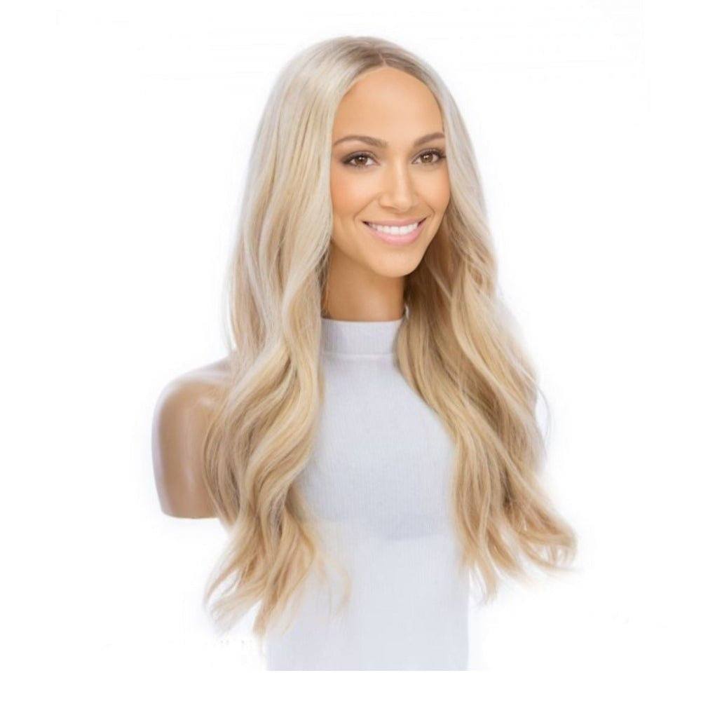 24" Divine Lace Top Topper Platinum Blonde