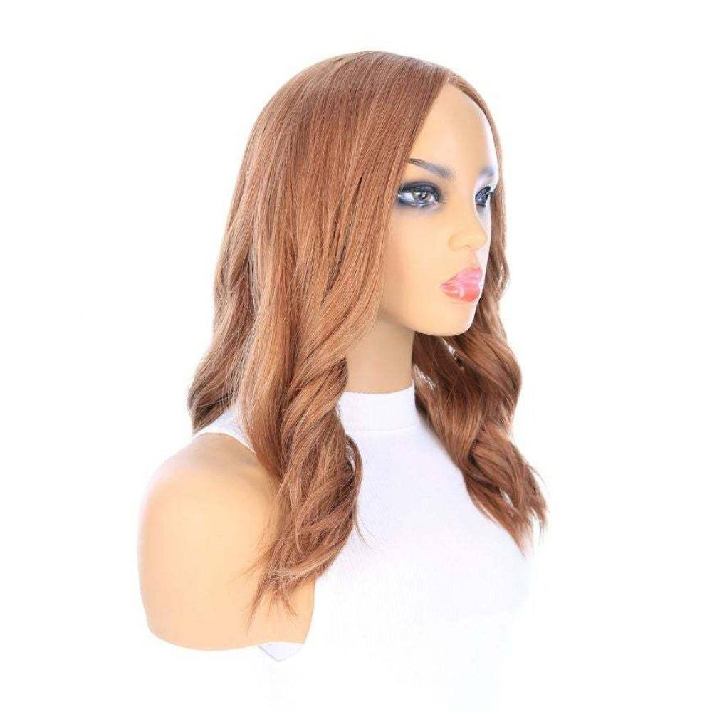 19" Nicole Silk Top Wig Strawberry Blonde