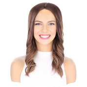 20" Princess Silk Top Wig Medium Brown Balayage