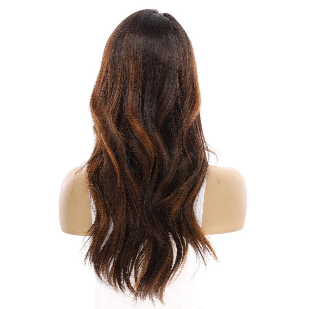 22" Reese Silk Top Wig Dark Brown w/ Balayage