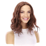 13" Victoria Silk Top Wig Auburn Wavy