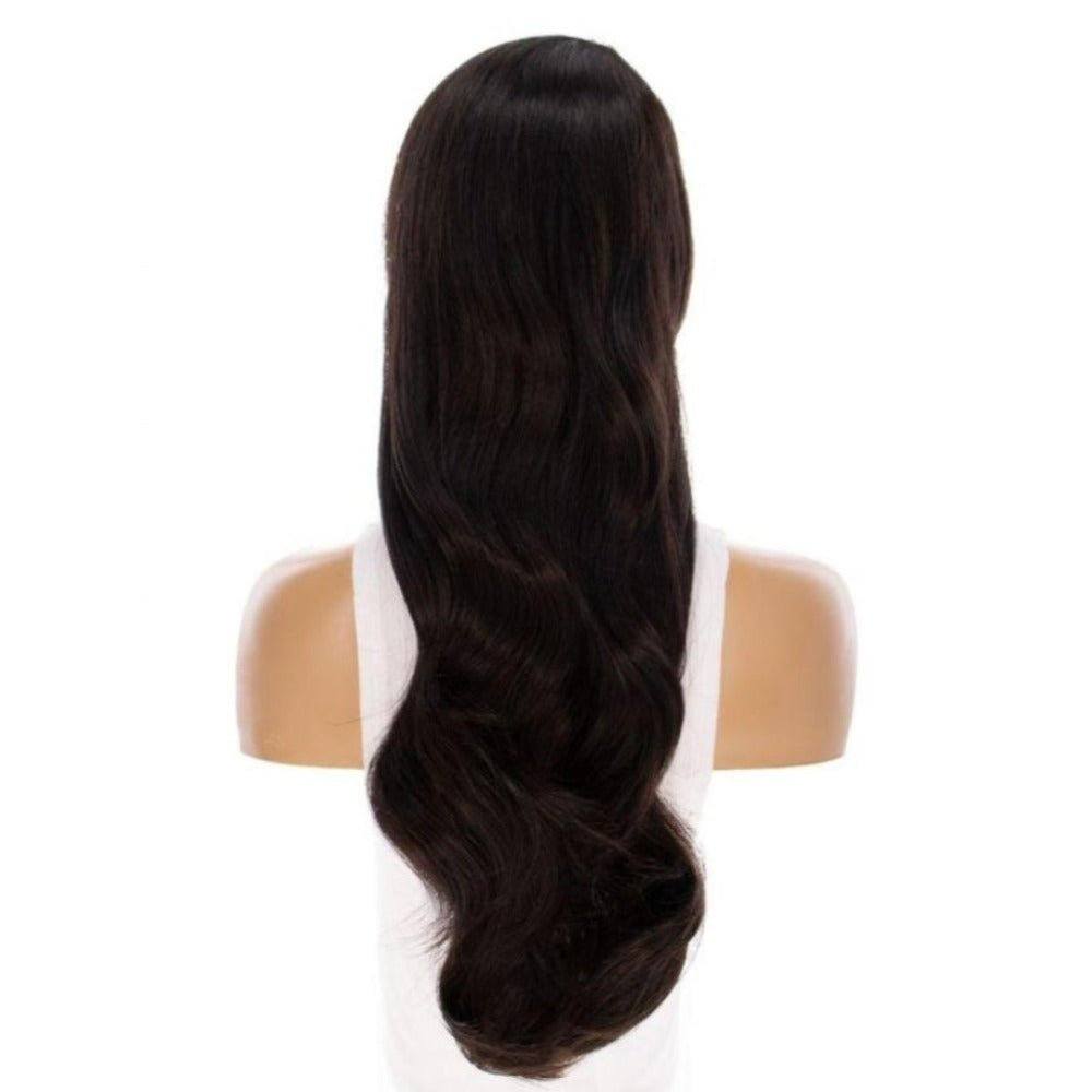 26" Amber Silk Top Wig Natural Black