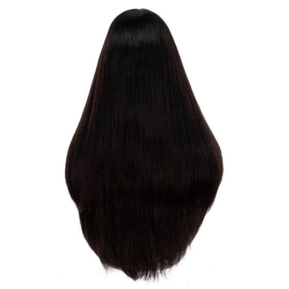 26" Amber Silk Top Wig Natural Black