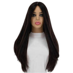 26" Amber Silk Top Wig Natural Black
