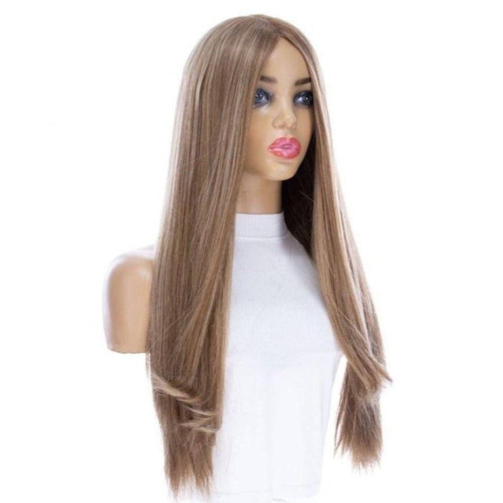 26" Amber Silk Top Wig Medium Blonde