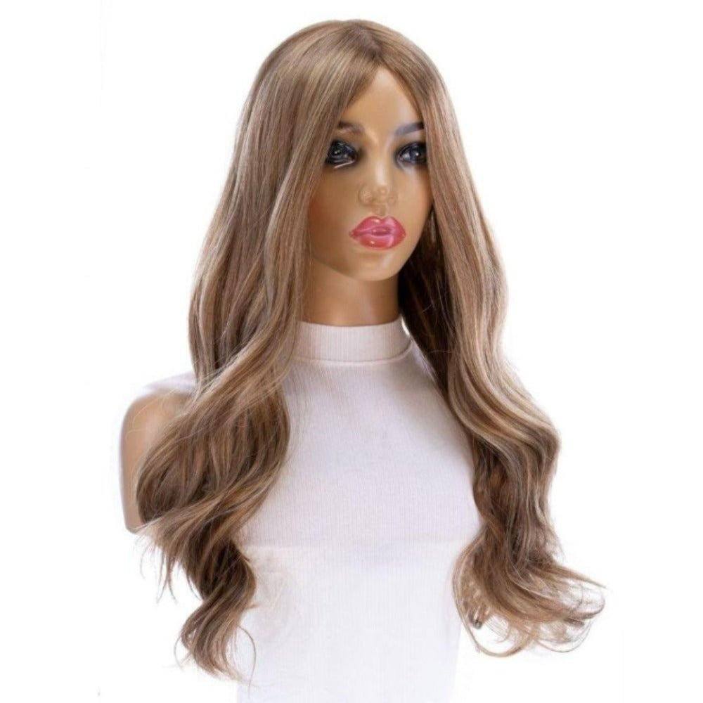 26" Amber Silk Top Wig Medium Blonde