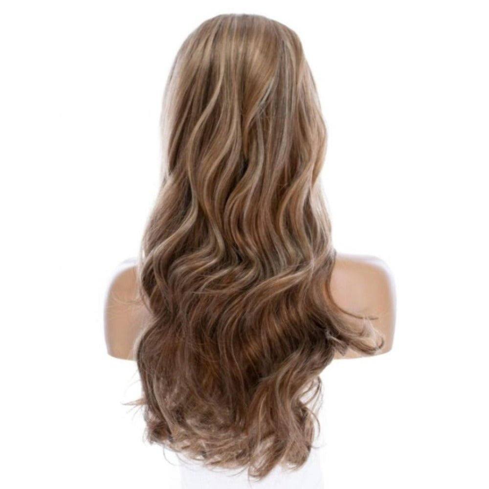 26" Amber Silk Top Wig Medium Blonde