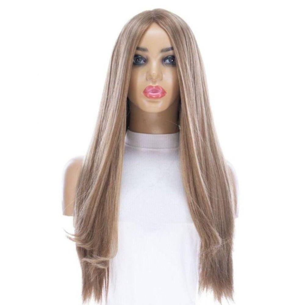 26" Amber Silk Top Wig Medium Blonde