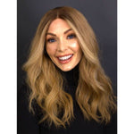 20" Divine Lace Top Wig Light Brown Babylight w/ Partial Rooting and Money Pieces