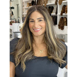 20" Divine Luxe Lace Top Wig #4 Dark Brown w/ Balayage