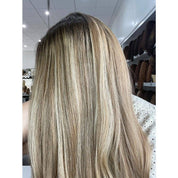 24" Divine Lace Top Wig Medium Blonde w/ Highlights
