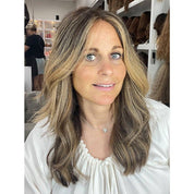 20" Secret Lace Top Wig #4 Dark Brown w/ Balayage