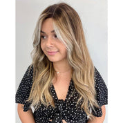 24" Divine Luxe Lace Top Wig #Medium Brown w/ Custom Color