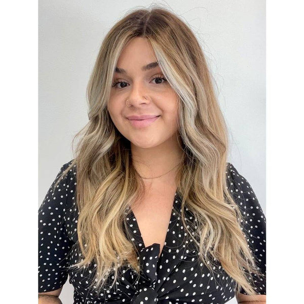 24" Divine Luxe Lace Top Wig #Medium Brown w/ Custom Color