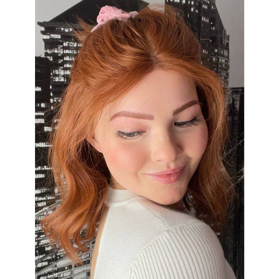 13" Victoria Silk Top Wig Ginger Red