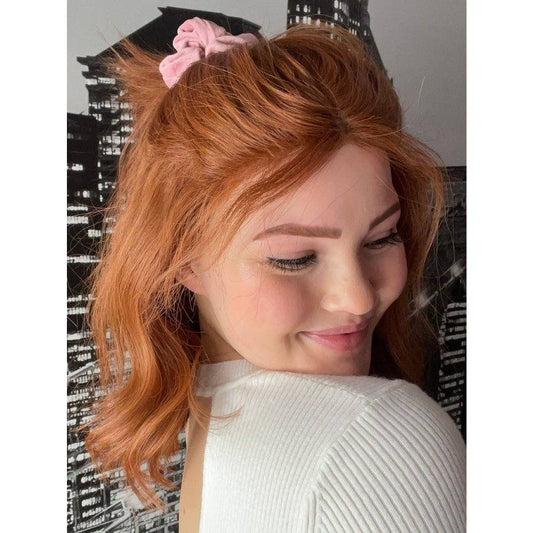 13" Victoria Silk Top Wig Ginger Red