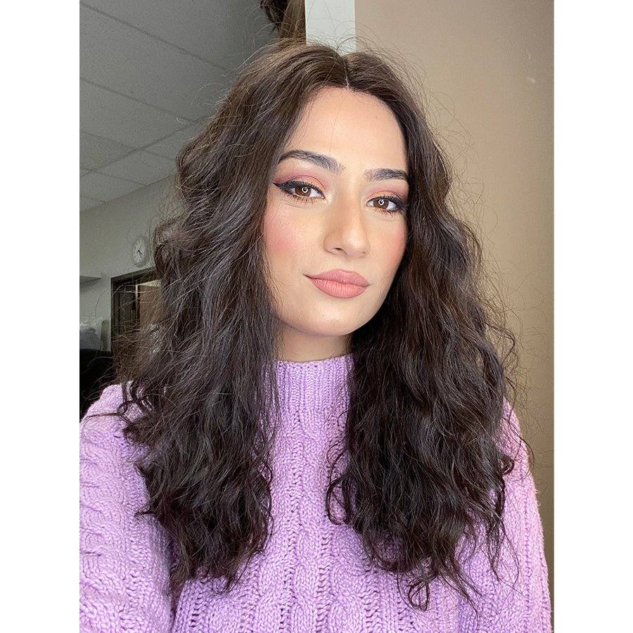 20" Divine Luxe Lace Top Wig #4 Dark Brown Wavy