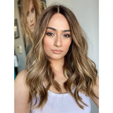 20" Divine Lace Top Wig Medium Blonde w/ Reverse Balayage