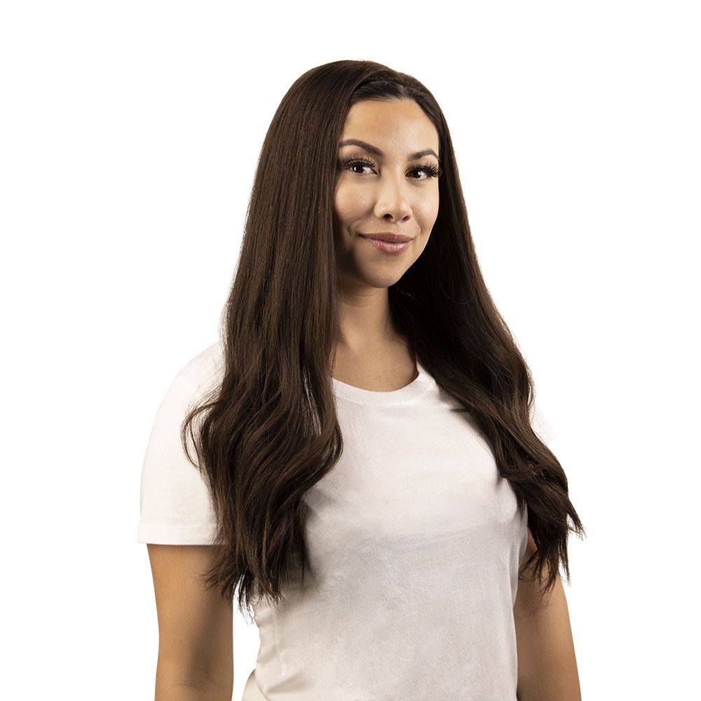 24" 3/4 Bandfall Wig Dark Brown