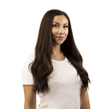 24" 3/4 Bandfall Wig Dark Brown