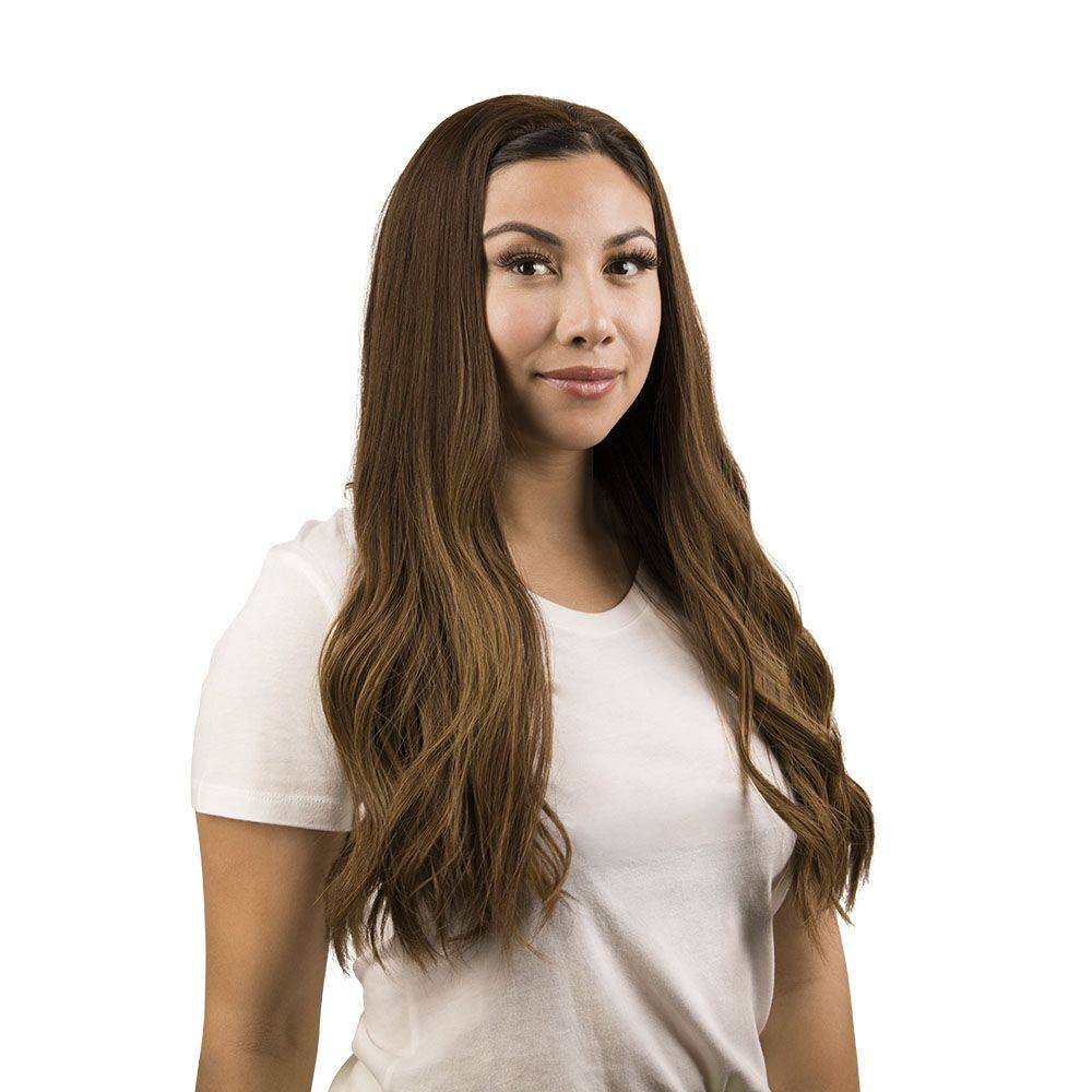 4 Bandfall Wig Medium Brown Balayage