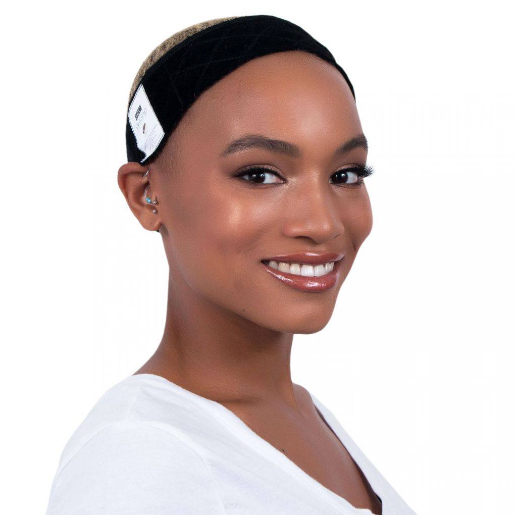 MapofBeauty Non Slip Silicone wig Grip Band Headband Hold Wig Sports Yoga  (Black)