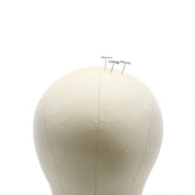 Canvas Block Cork Wig Head w/ Free Drawstring Storage Bag