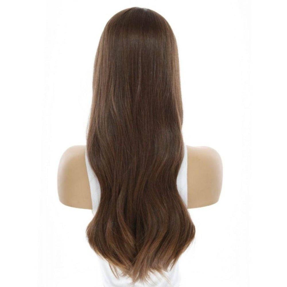 24" Divine Luxe Lace Top Wig #8 Warm Medium Brown