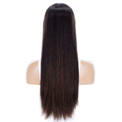 24" Divine Lace Top Wig Dark Brown Balayage