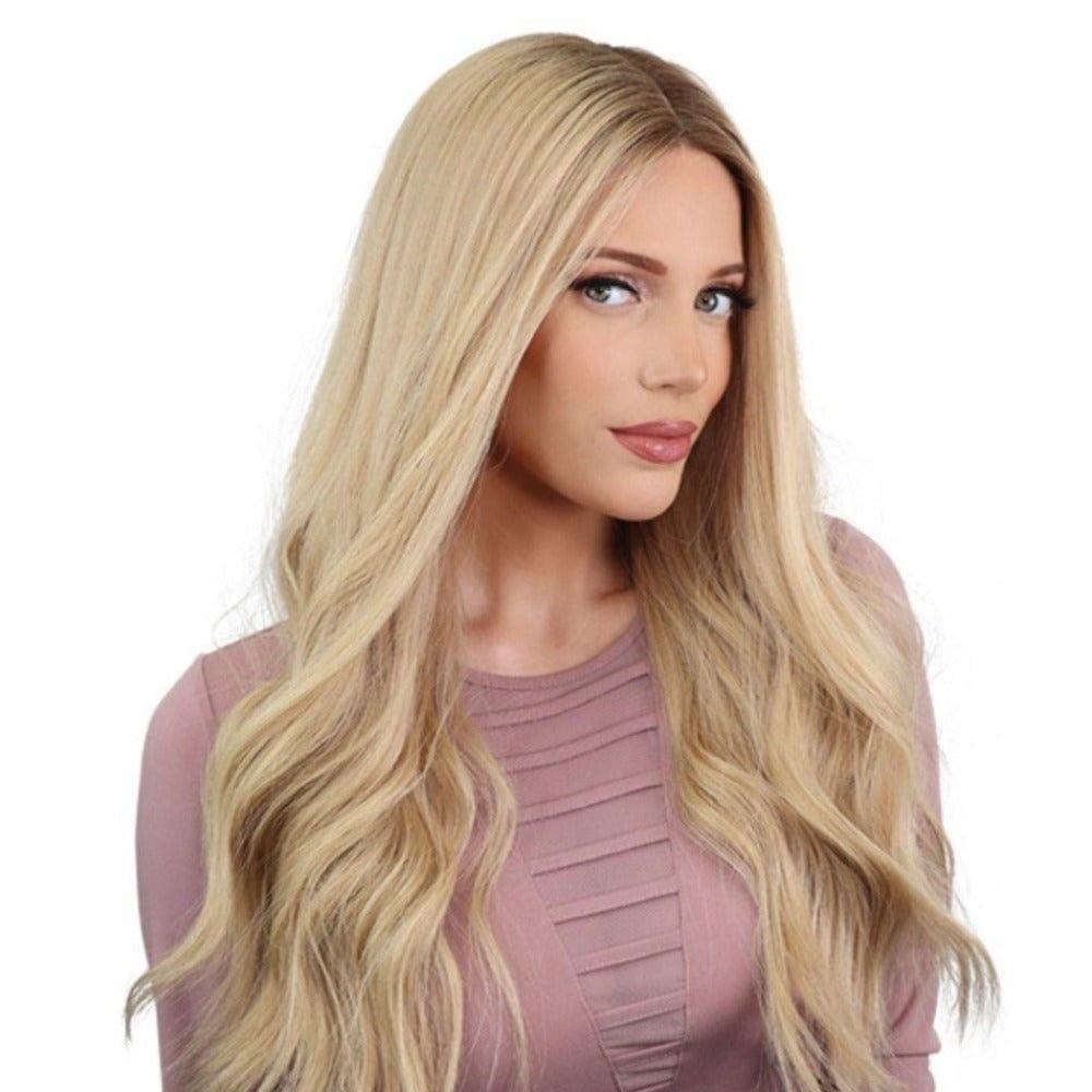 24" Divine Lace Top Wig Ash Blonde
