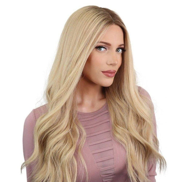 24" Divine Lace Top Wig Ash Blonde