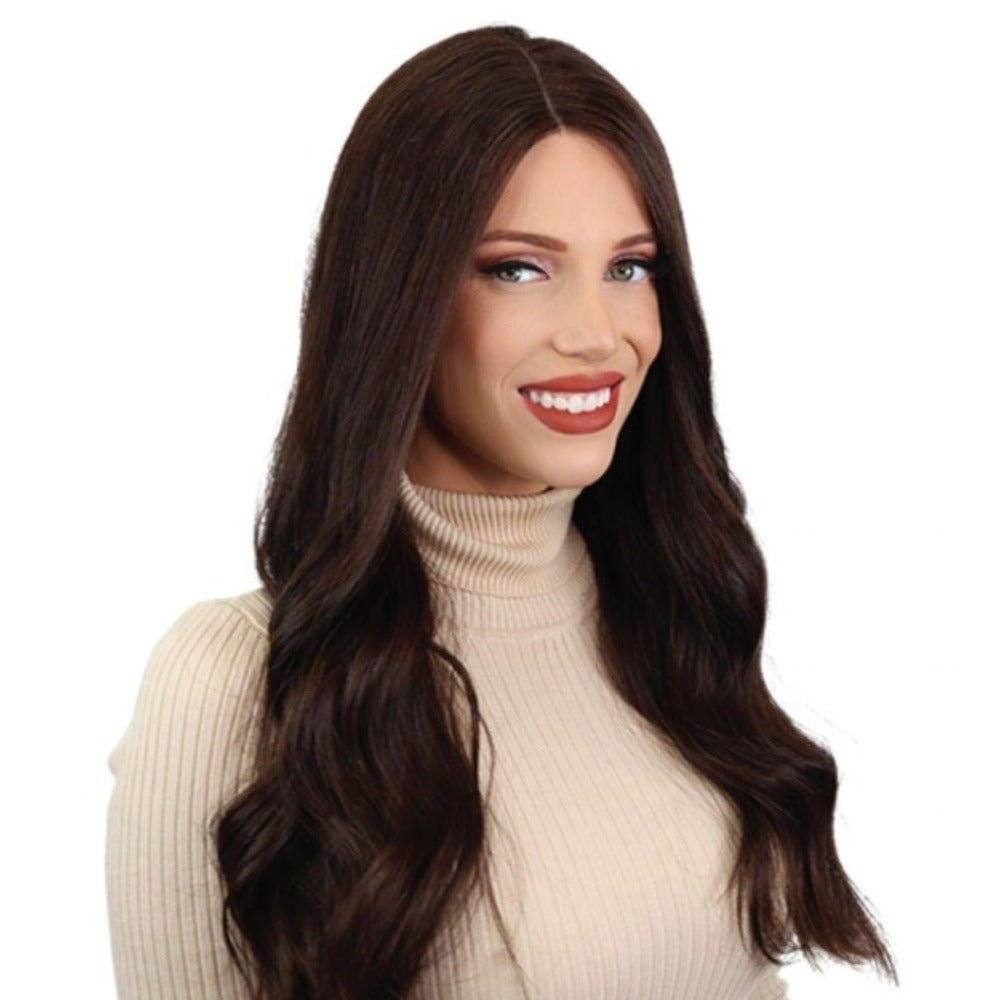 24" Divine Lace Top Wig Dark Brown