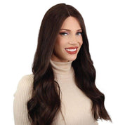 24" Divine Lace Top Wig Dark Brown
