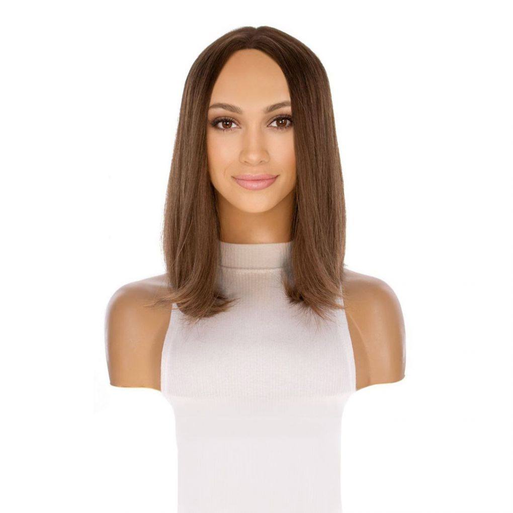 16" Divine Luxe Lace Top Wig #12 Warm Light Brown
