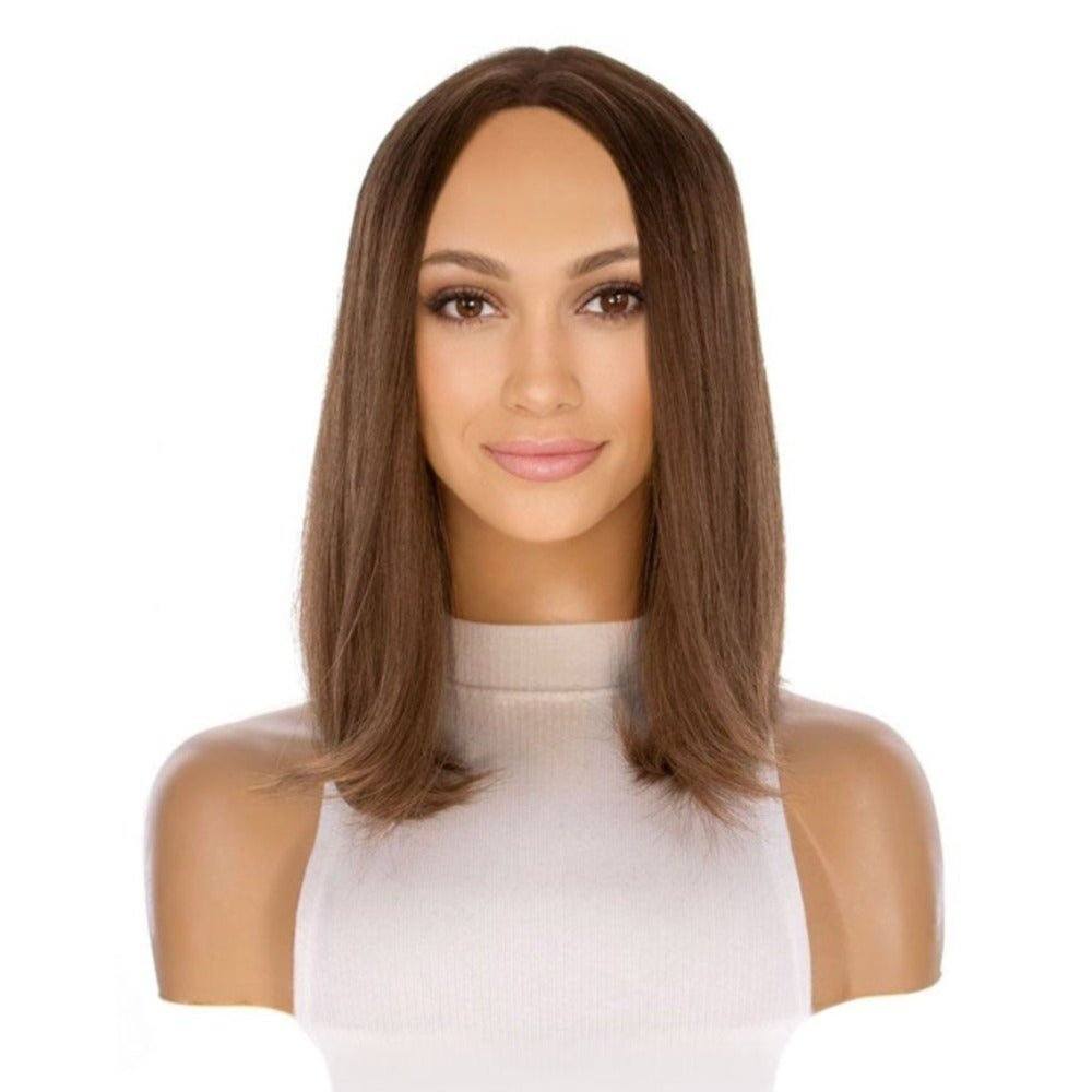 16" Luxe Silk Top Wig #12 Warm Light Brown