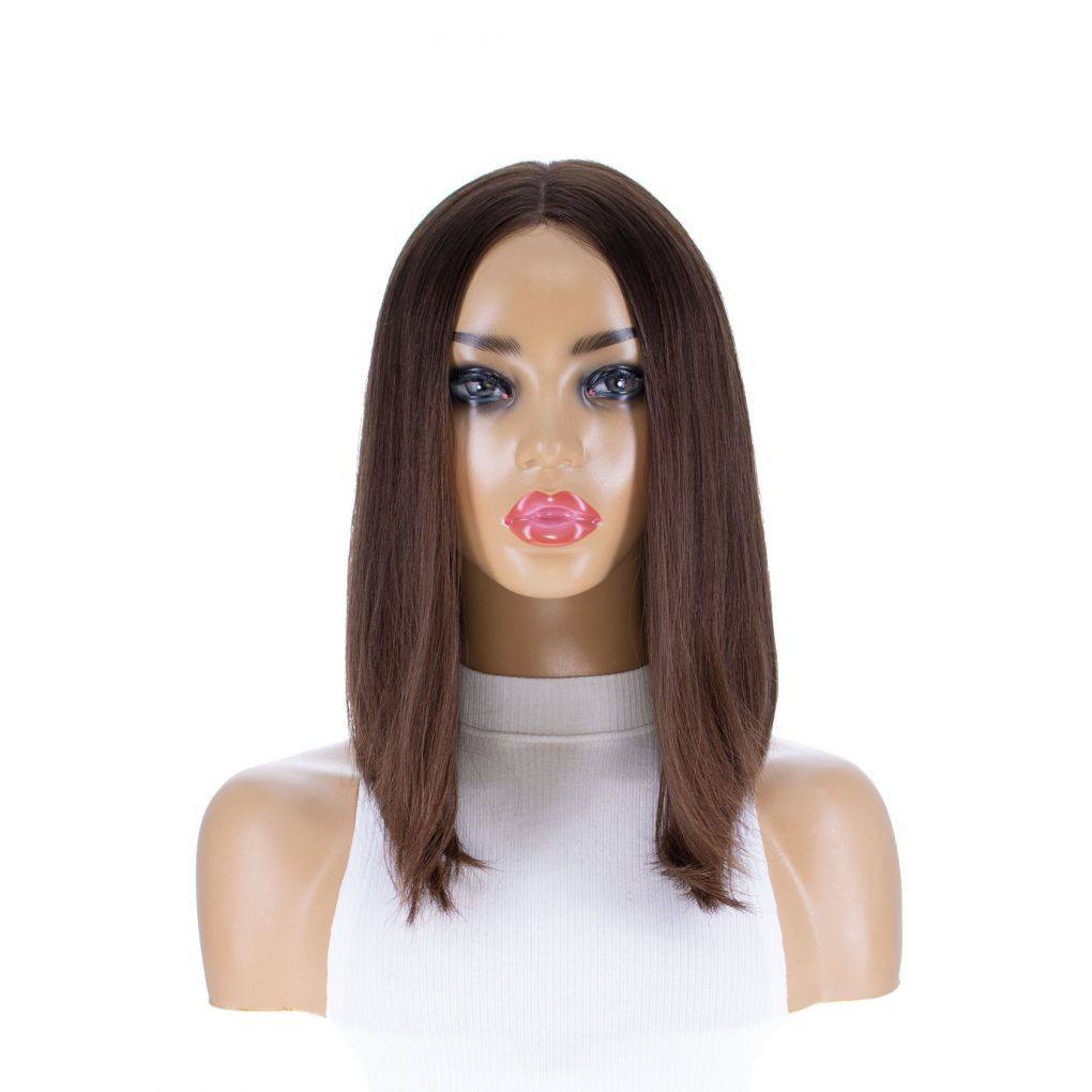 16" Divine Luxe Lace Top Wig #6 Neutral Medium Brown