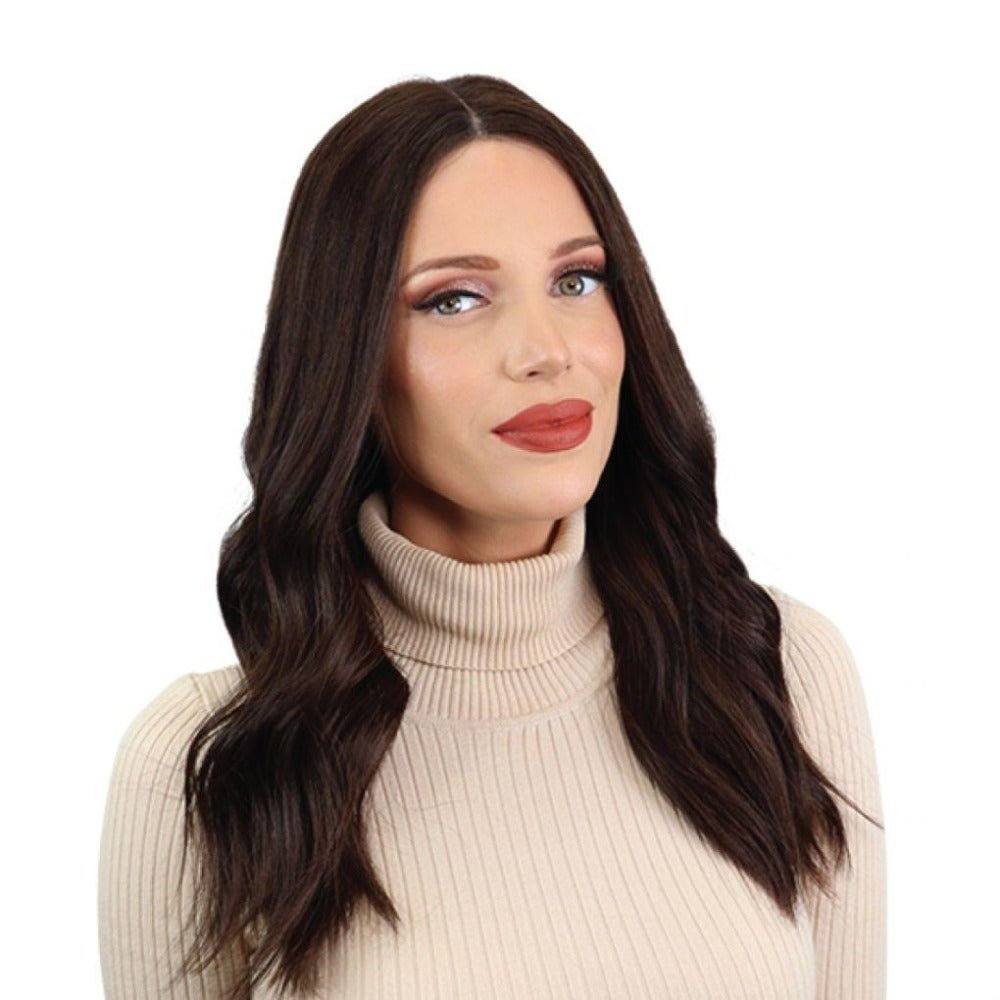 20" Divine Lace Top Wig Dark Brown