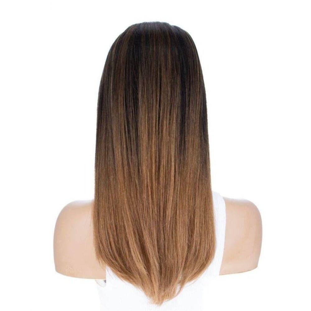20" Divine Lace Top Wig Medium Brown Ombre