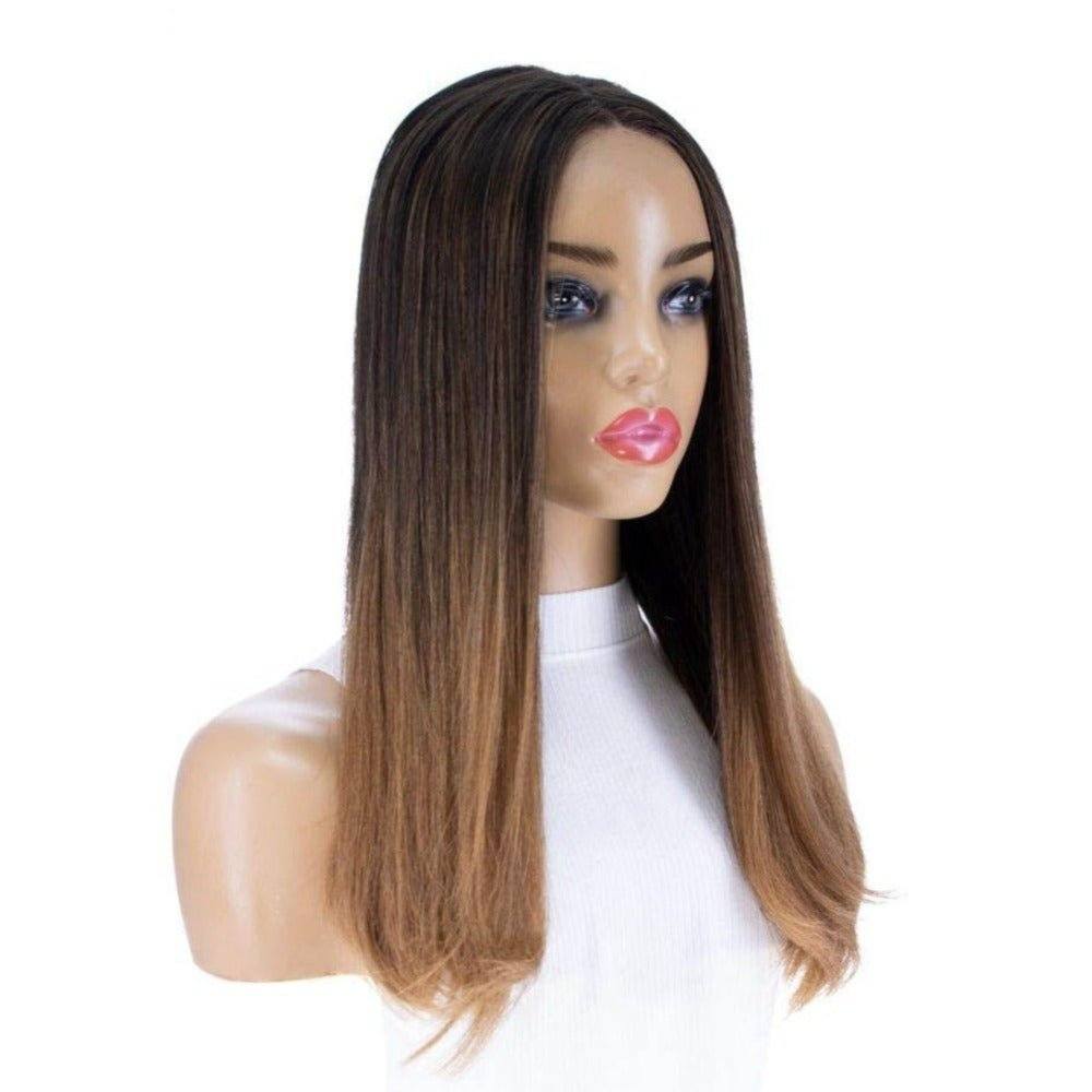 20" Divine Lace Top Wig Medium Brown Ombre