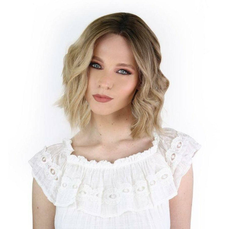 13" Divine Lace Top Wig Ash Blonde w/ Rooting