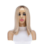16" Divine Lace Top Wig Golden Blonde w/ Partial Rooting