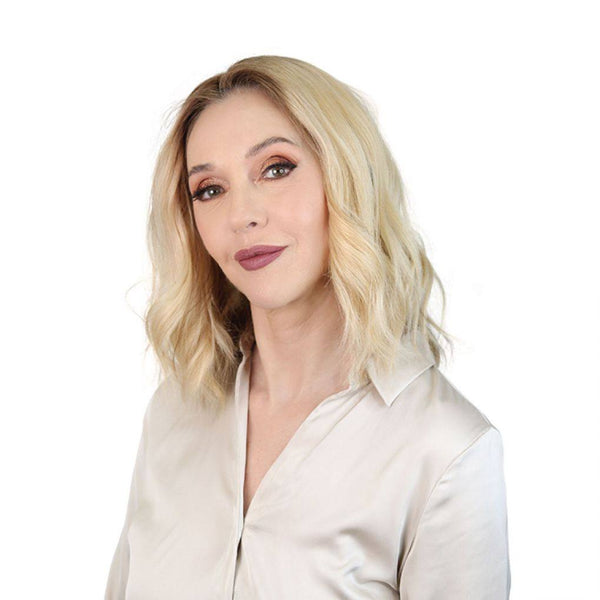 14" Emerald Silk Top Topper Beige Blonde