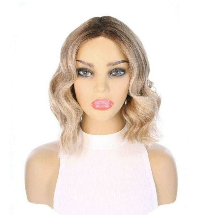 13" Divine Lace Top Wig Ash Blonde w/ Rooting