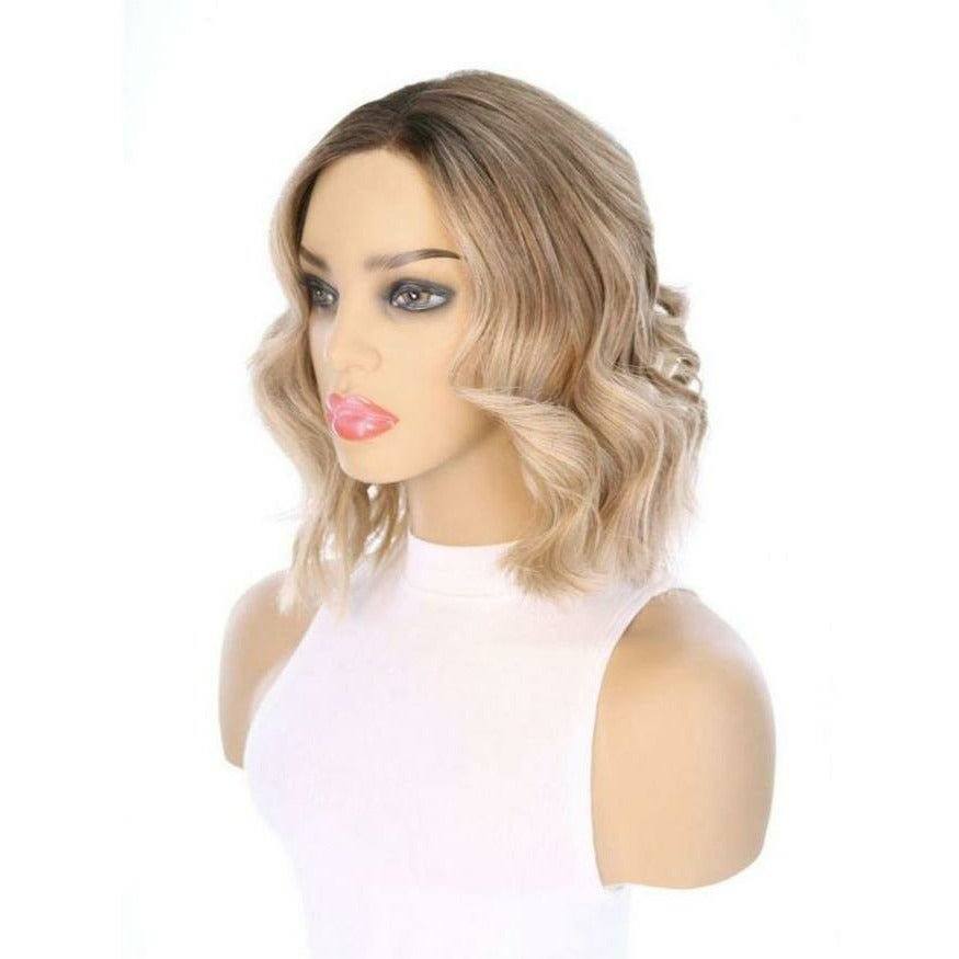 13" Divine Lace Top Wig Ash Blonde w/ Full Rooting