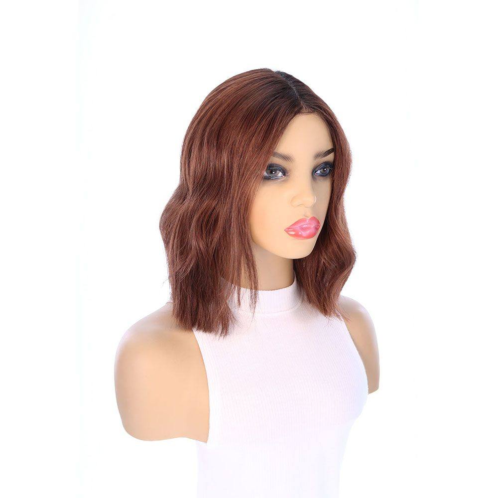 14" Divine Lace Top Wig Auburn w/ Partial Rooting