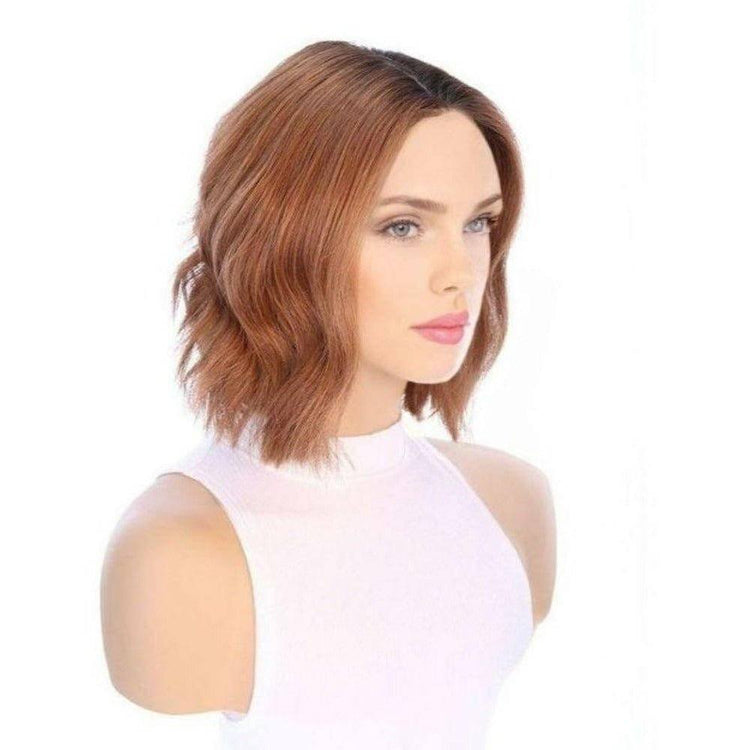 12" Divine Lace Top Wig Copper w/ Partial Rooting