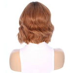 12" Divine Lace Top Wig Copper w/ Partial Rooting