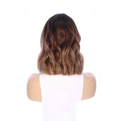 16" Divine Lace Top Wig Dark Brown Balayage w/ Rooting