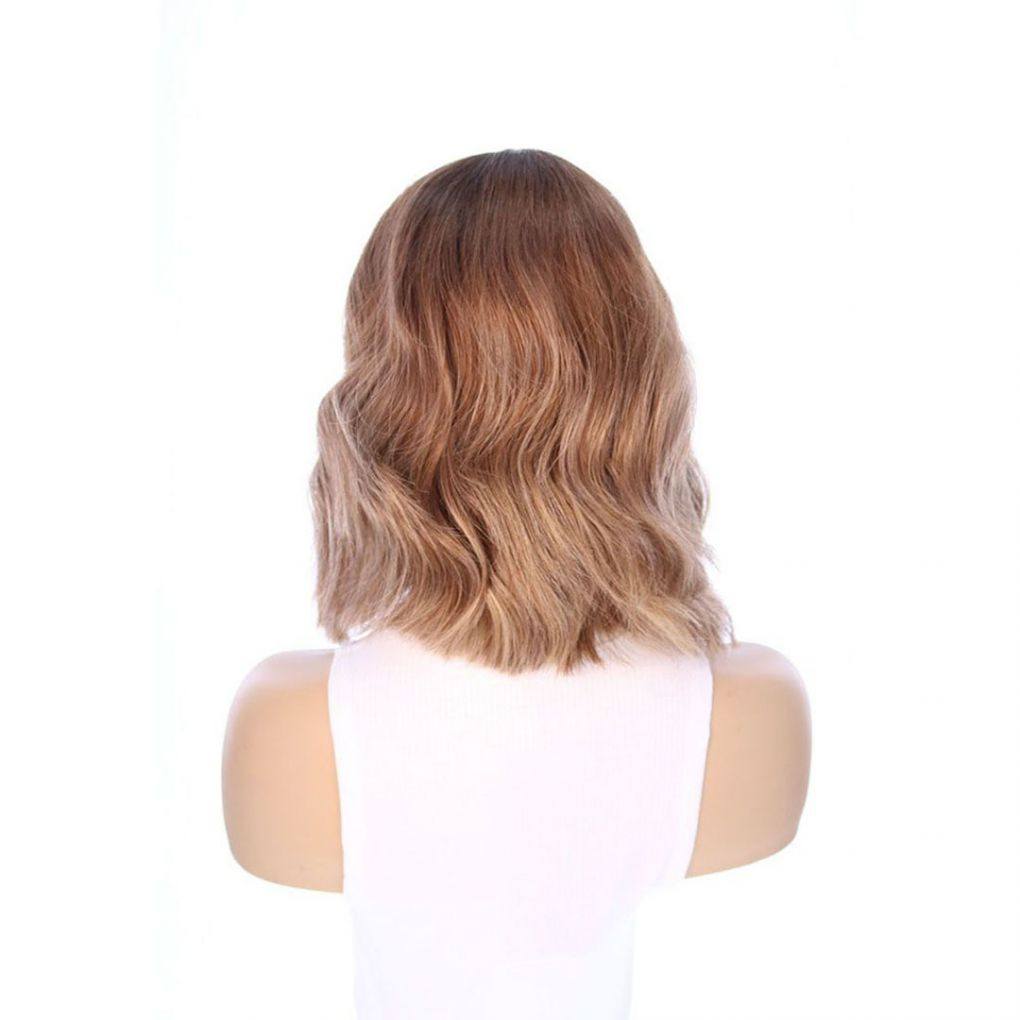 15" Divine Lace Top Wig Light Brown Babylight w/ Rooting