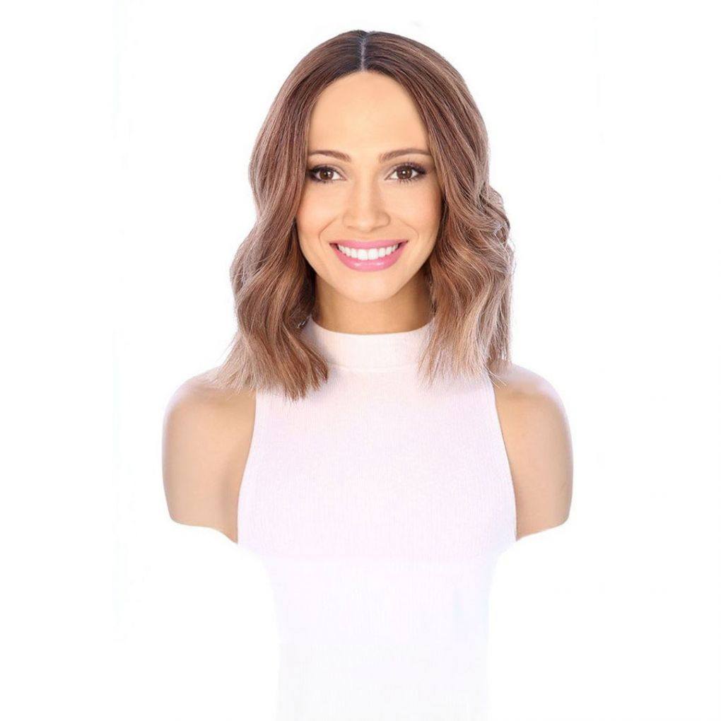 15" Divine Lace Top Wig Light Brown Babylight w/ Rooting